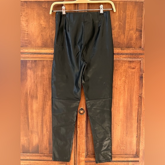 Abercrombie & Fitch Vegan Leather Black Pants | Size S | Like New - Picture 4 of 10